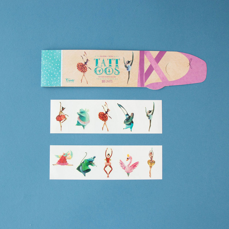 tatouages ballerines pour enfant